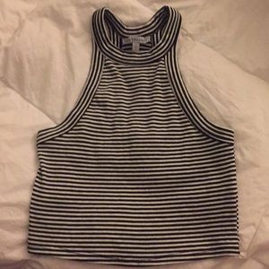 Adorable high neck Charlotte Russe crop top size S